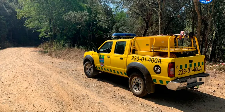 Risc molt alt d'incendi forestal al Maresme