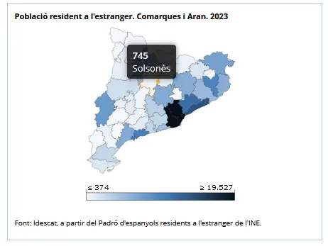 <strong>La població del Solsonès resident a l'estranger ha crescut en un 9,7% durant el darrer any</strong>