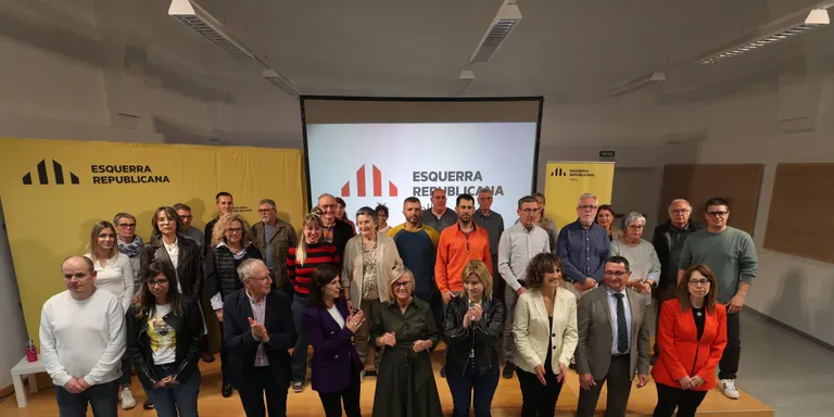 ERC presenta les 31 persones de la llista del 28-M