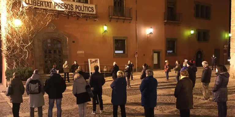 Nova concentració a la Seu d'Urgell en suport als presos polítics i exiliats