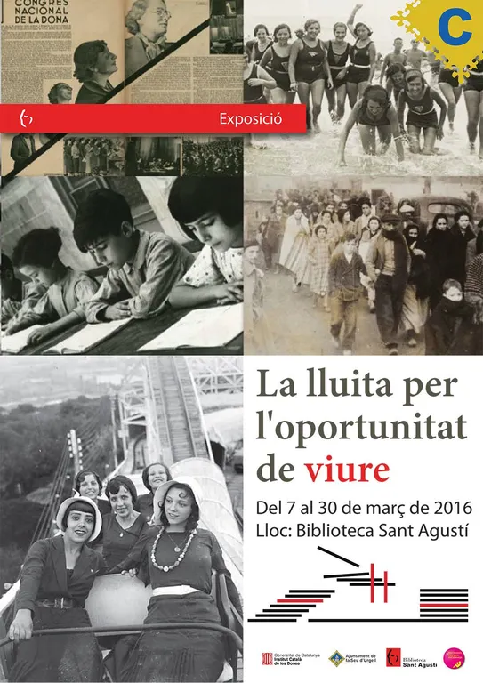 La Biblioteca Sant Agustí acull una mostra sobre la història de Catalunya (1931-1978) a través de les dones