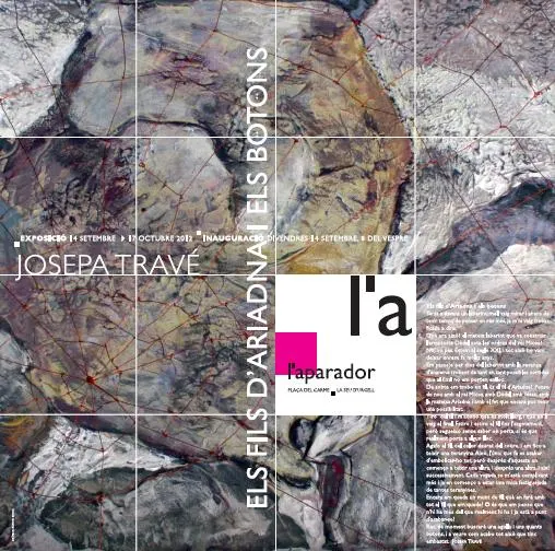Josepa Travé exposa a l'Aparador 'Els fils d'Ariadna i els botons'
