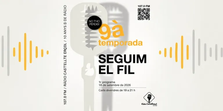‘Seguim el fil’, avui de 19 a 21 h a Ràdio Castellterçol, amb convidats molt especials