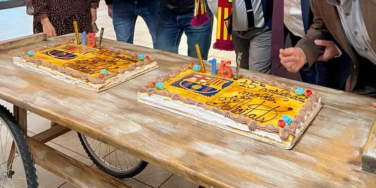 La Penya Barcelonista de Constantí celebra el seu 15è aniversari amb un dinar