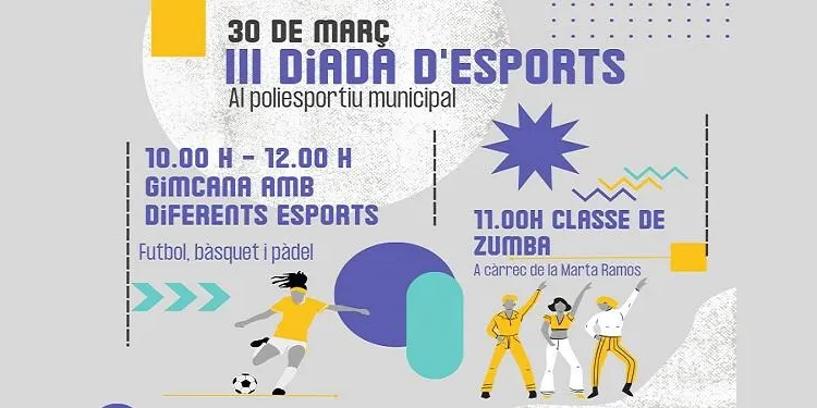 El Poliesportiu Municipal acull aquest diumenge la III Diada d’Esports de la Pobla de Montornès