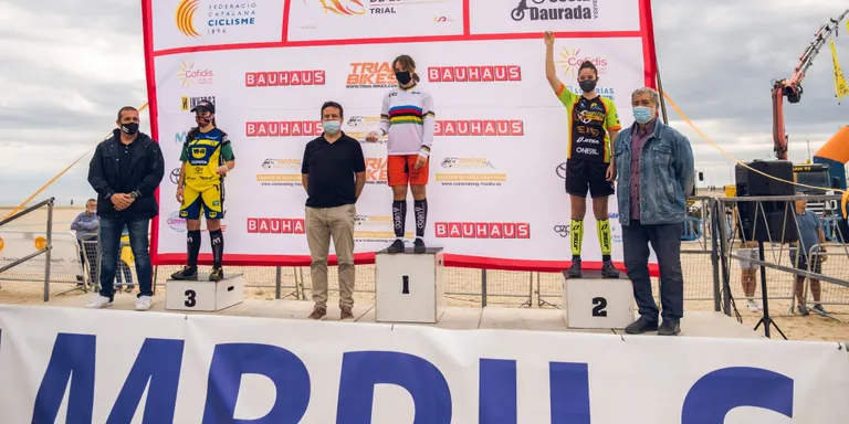 Vera Barón i Julen Sáenz s’emporten la penúltima prova de la Copa d’Espanya de Trial en Bicicleta