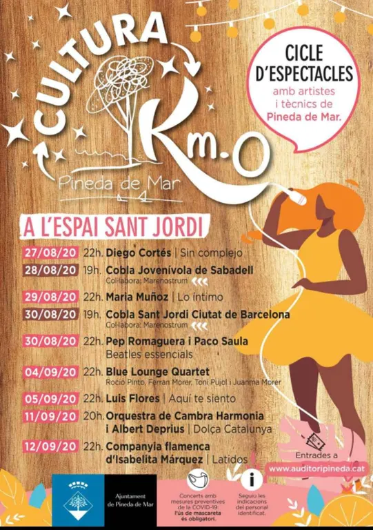 Xavier Amor (alcalde de Pineda): «El Cultura Km.0 és també un cop de mà a la gent de Pineda que es dedica a la música i als espectacles»