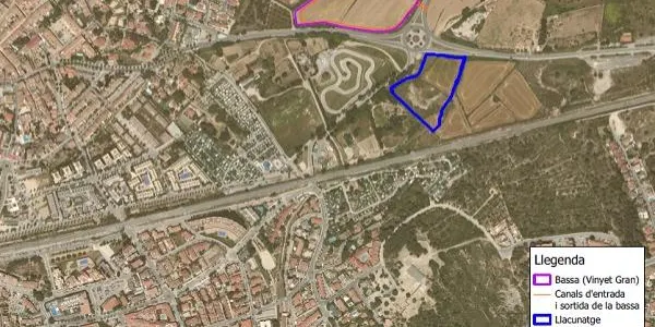 La bassa de laminació de la Vinya Gran d’Altafulla podria rebre un impuls en forma de subvenció de l’ACA per bona part del seu cost