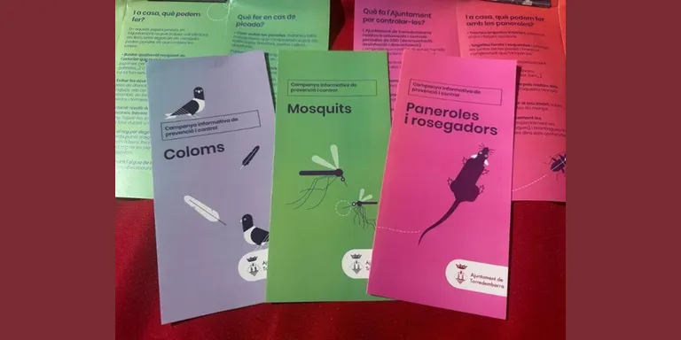 Nova carpa informativa sobre el control de plagues