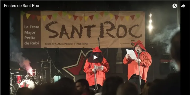 La Festa de Sant Roc transporta els rubinencs a l'any 1918