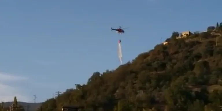 Incendi de vegetació al terme municipal de la Seu