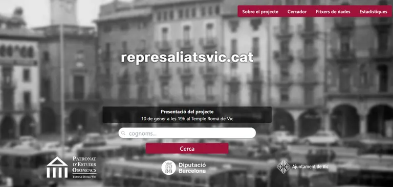 Un web recull el nom de més de 1.400 persones represaliades a Vic durant el franquisme