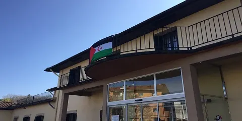 LA BANDERA SAHARAUI ONDEA EN EL ANTIGUO HOSPITAL