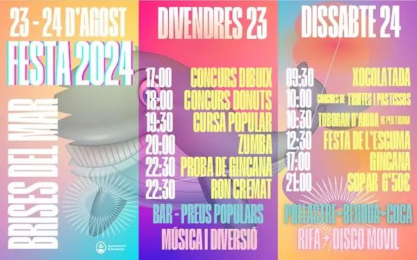 Brises del Mar recupera la Festa Major amb una desena d’actes entre el 23 i 24 d’agost
