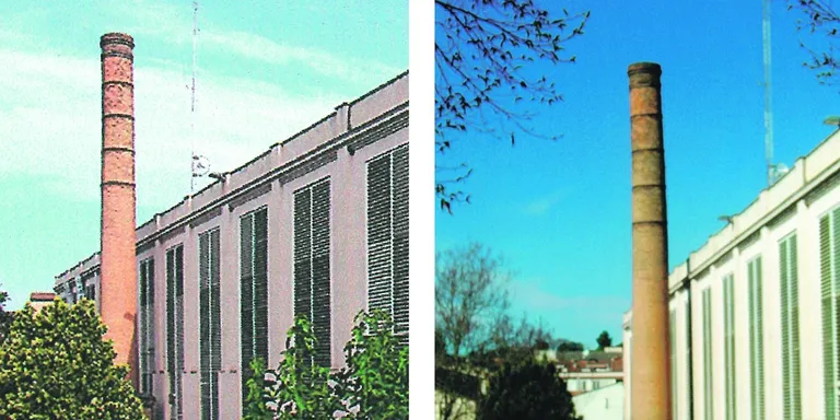 Un veí del centre alerta del desplaçament de la xemeneia de l’Escardívol