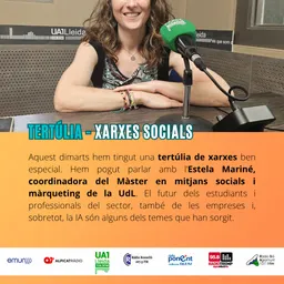 Conversa amb l'Estela Mariné, coordinadora del Màster en Mitjans Socials i Màrqueting de la UdL - episode art