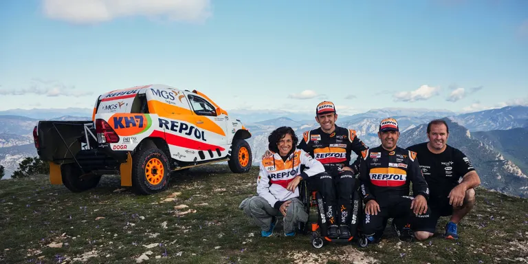 Isidre Esteve, a punt per iniciar el Dakar 2022