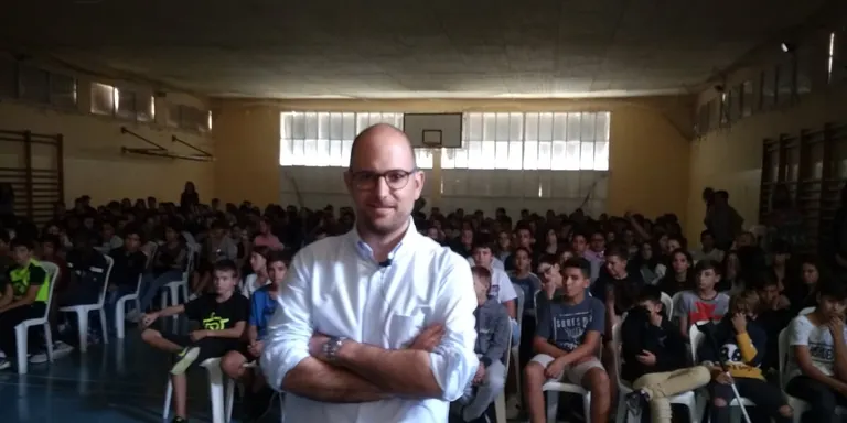 L'exalumne Josep Maria Font inaugura el curs acadèmic a l'INS Ribera del Sió