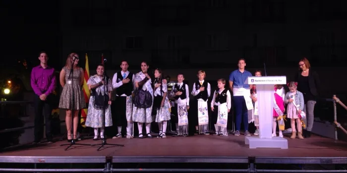 Júlia Pagès i David Castro, nous Pubilla i Hereu d'Arenys de Mar