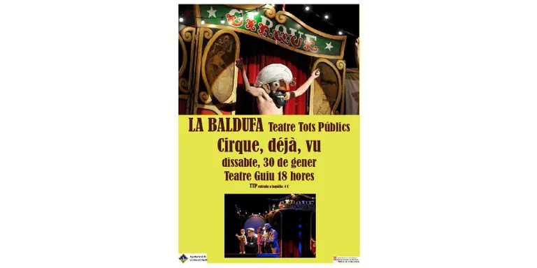 La Companyia 'La Baldufa' porta a la Seu l'espectacle 'Cirque dejà vu'
