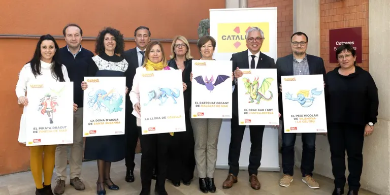 Pineda s'adhereix a la campanya "Catalunya, Hola família!" amb el personatge Dragut