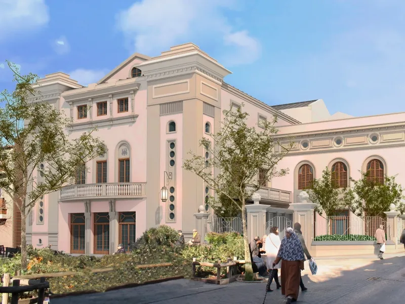 Recreació de com quedaria l'exterior del Casino després de les obres