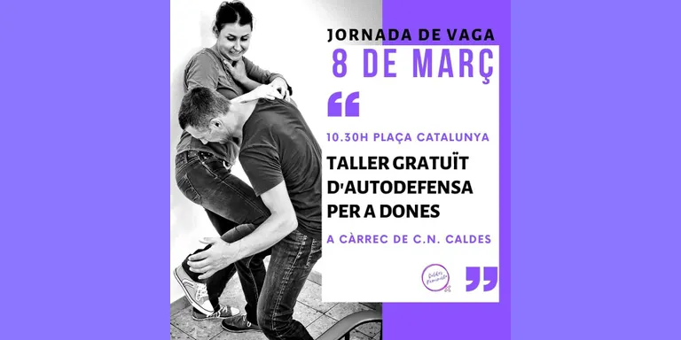 Jornada molt participativa la que es va viure el passat divendres 8 de març a Caldes, en el Dia Internacional de la Dona