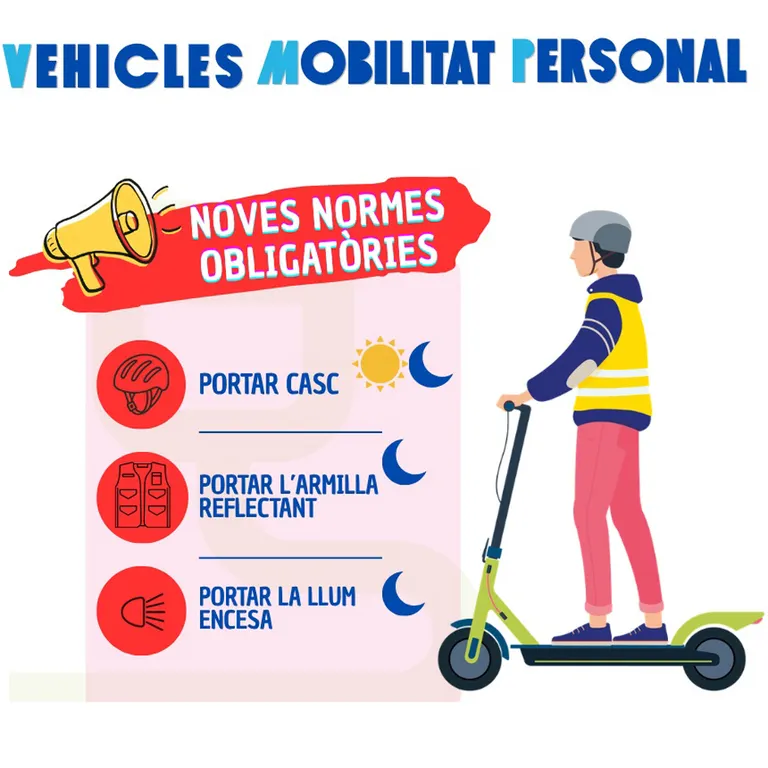 Nova normativa per als patinets elèctrics a partir de l'1 d'octubre