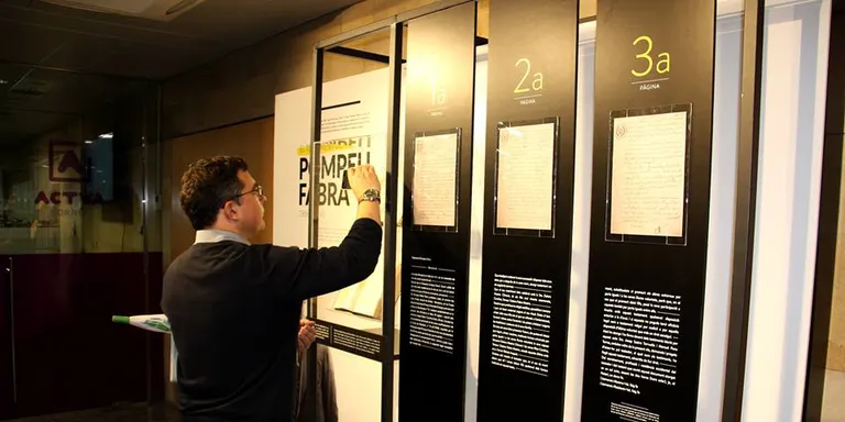 Andorra exposa una còpia del testament de Pompeu Fabra en el 150è aniversari del seu naixement