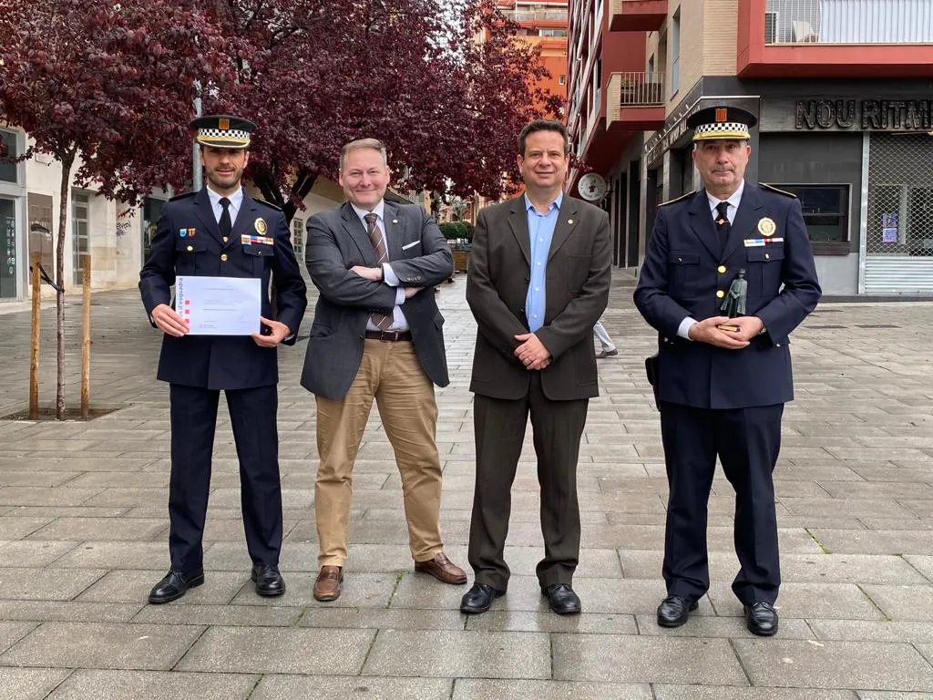 Distingeixen la tasca de la Policia de Cambrils i la del seu Cap durant el Dia de les Esquadres del Camp de Tarragona