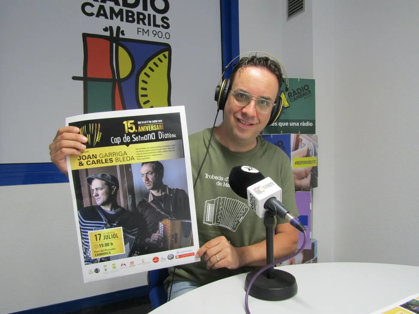 Guillem Anguera: “L’acordió diatònic és l’instrument tradicional que està més de moda actualment”