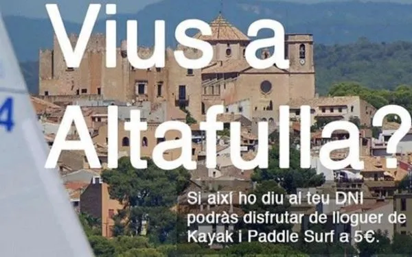 El CM Altafulla permet llogar als residents a la vila els caiacs i les taules de paddle surf per 5 euros