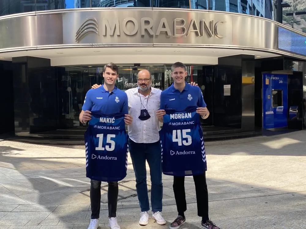 El MoraBanc presenta l'ex del Joventut Conor Morgan i Mario Nakic