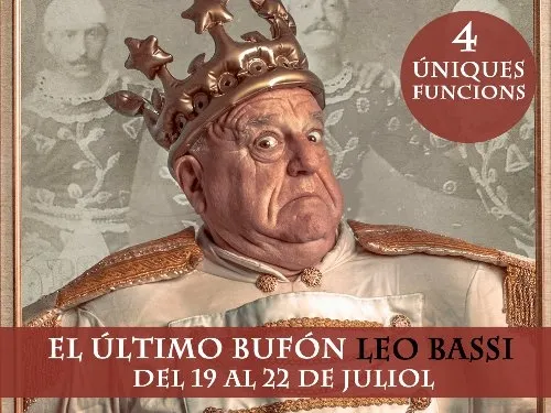 Repartides les invitacions per veure "El último bufón" de Leo Bassi al 'notRubí' dins del Festival Perles de l'Aquitània Teatre