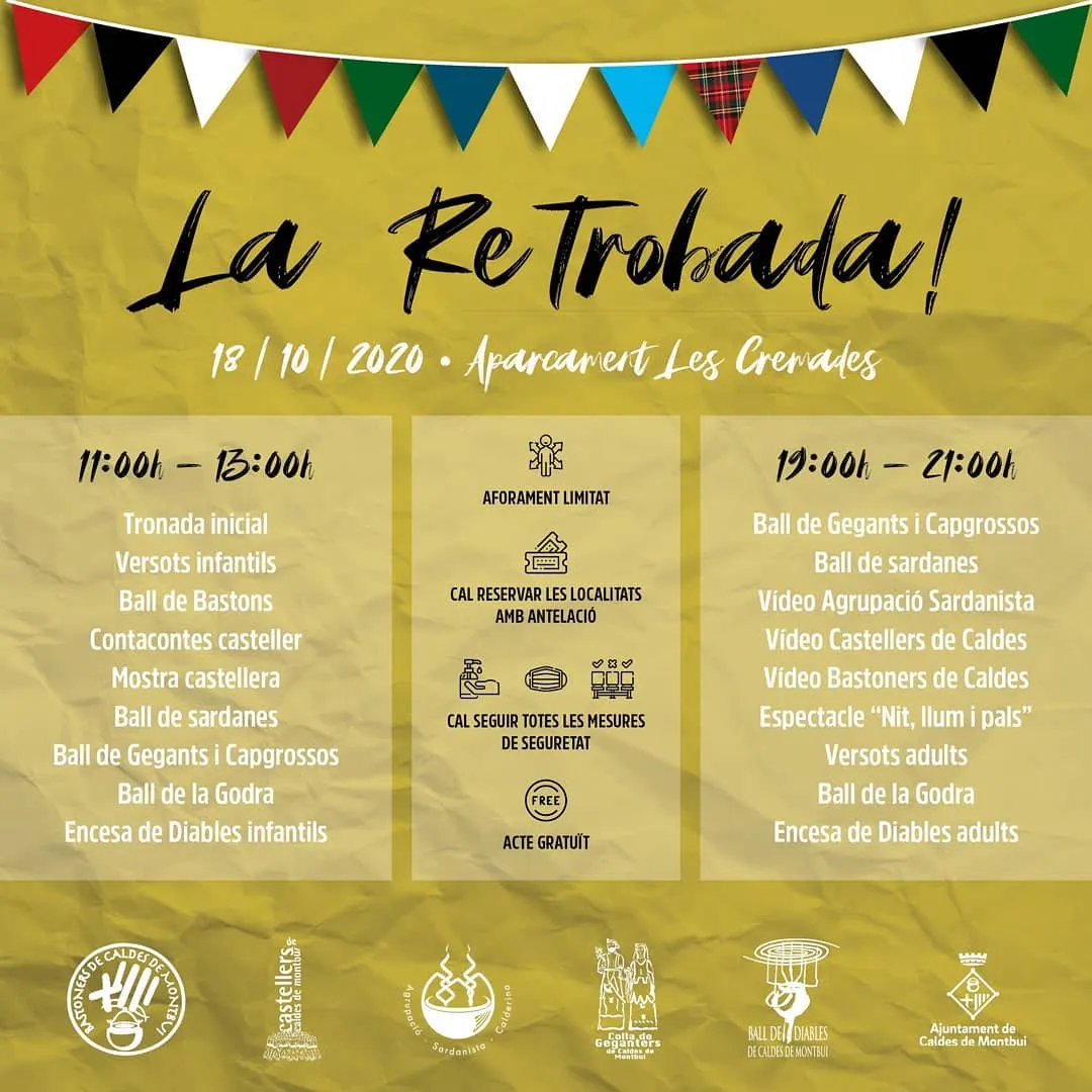 La «reTrobada» serà l'acte cultural encarregat de commemorar la Festa Major