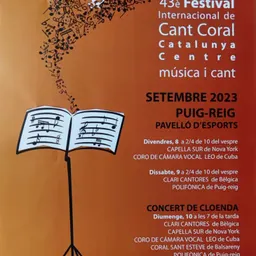 43 è Festival Internacional de Cant Coral Catalunya Centre - episode art
