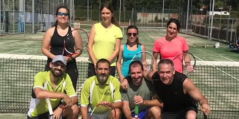 Martha Lilly i David Fisas guanyen el Torneig Dobles Mixtes de Tennis de la Seu d'Urgell