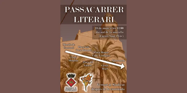 Constantí s’omplirà de poesia amb la celebració d’un passacarrer literari