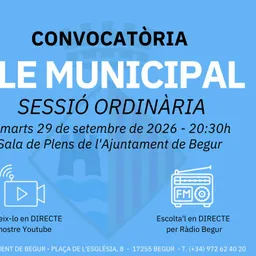29 de setembre: Ple municipal ordinari de l’Ajuntament de Begur - episode art