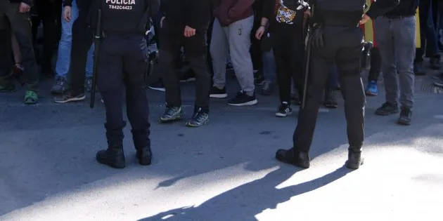 Petició de dos anys de presó per a dos independentistes que es van manifestar contra la visita de Vox el 2021