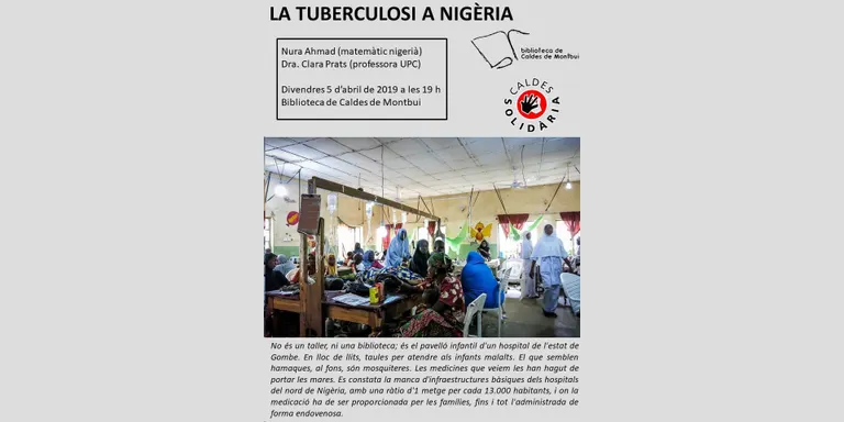 Ahir es va celebrar el Dia Mundial de la Tuberculosi i l'entitat Caldes Solidària ha preparat una xerrada pel proper 5 d'abril