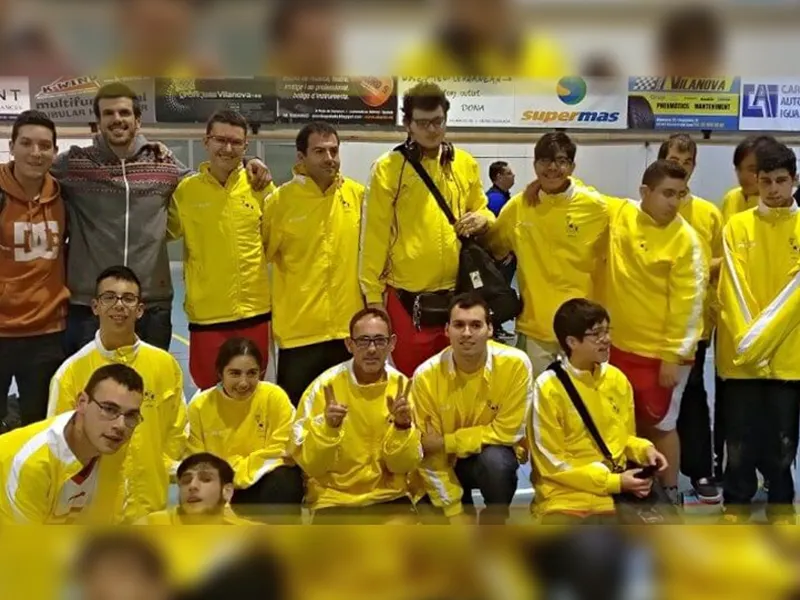 Els components de l'Horitzó al Català de bàsquet / Foto: Horitzó