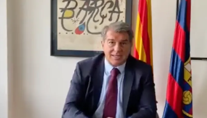 Laporta demana un "espai de confiança" amb la junta del Barça
