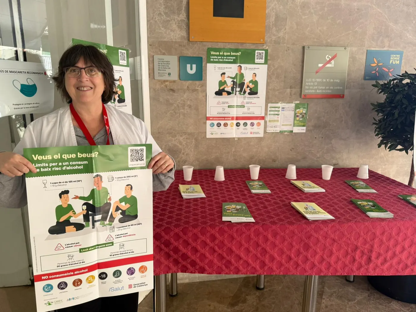 El Centre Sanitari se suma a la Setmana del Cribratge del Consum d'Alcohol