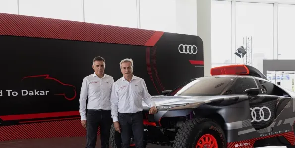 Lucas Cruz: «És molt agosarat pensar que podem guanyar el Dakar en el primer any amb l'Audi elèctric»