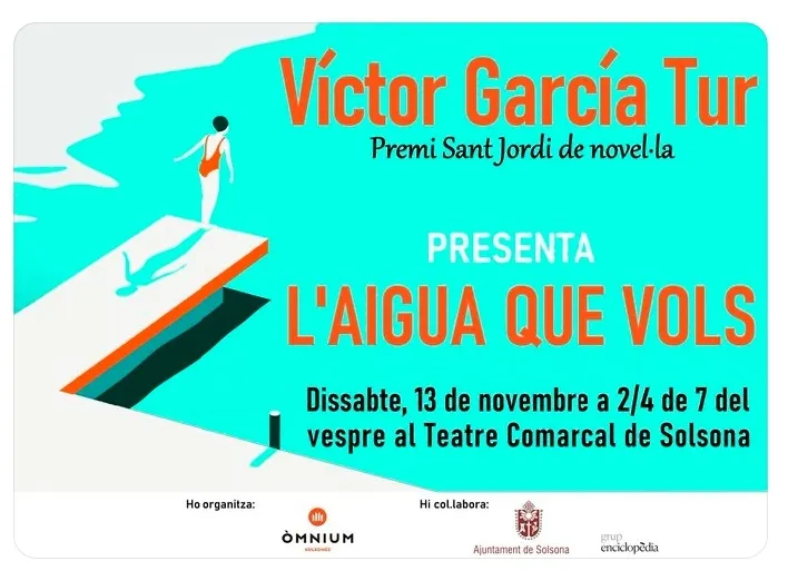 Òmnium Solsonès organitza a Solsona la presentació de la novel·la guanyadora del Premi Sant Jordi