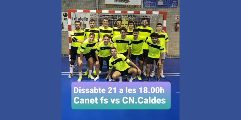 Els equips de futbol sala del CN Caldes busquen assegurar el lideratge