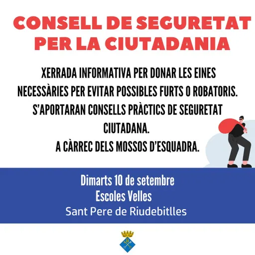 Consells de seguretat per la ciutadania