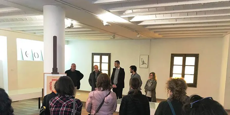 Lo Pardal homenatja la primera exposició de poesia concreta de Lleida
