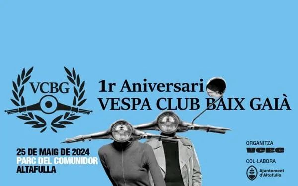 El club Vespa Baix Gaià celebra el seu primer any d’existència